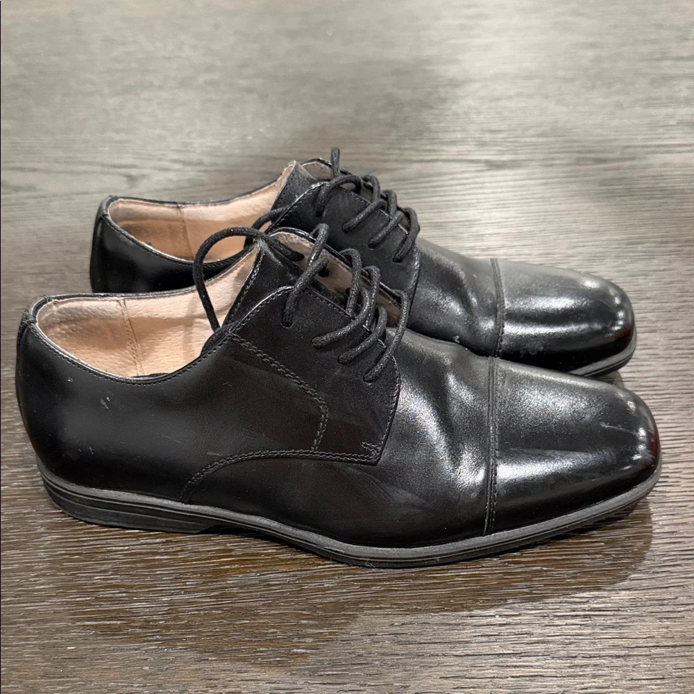 Classic Black Boy’s Dress Shoes